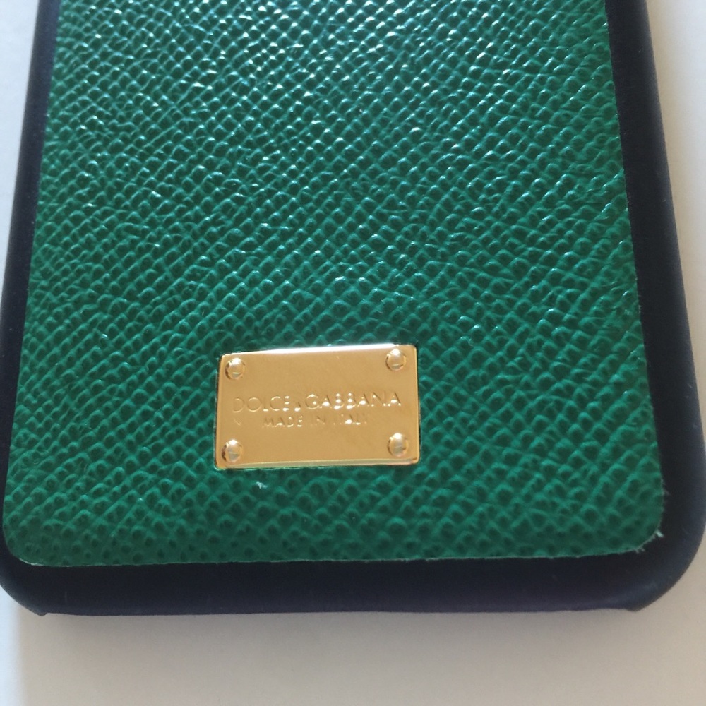 DOLCE & GABBANA TEXTURED LEATHER IPHONE 6 NWOT - Picture 2 of 5